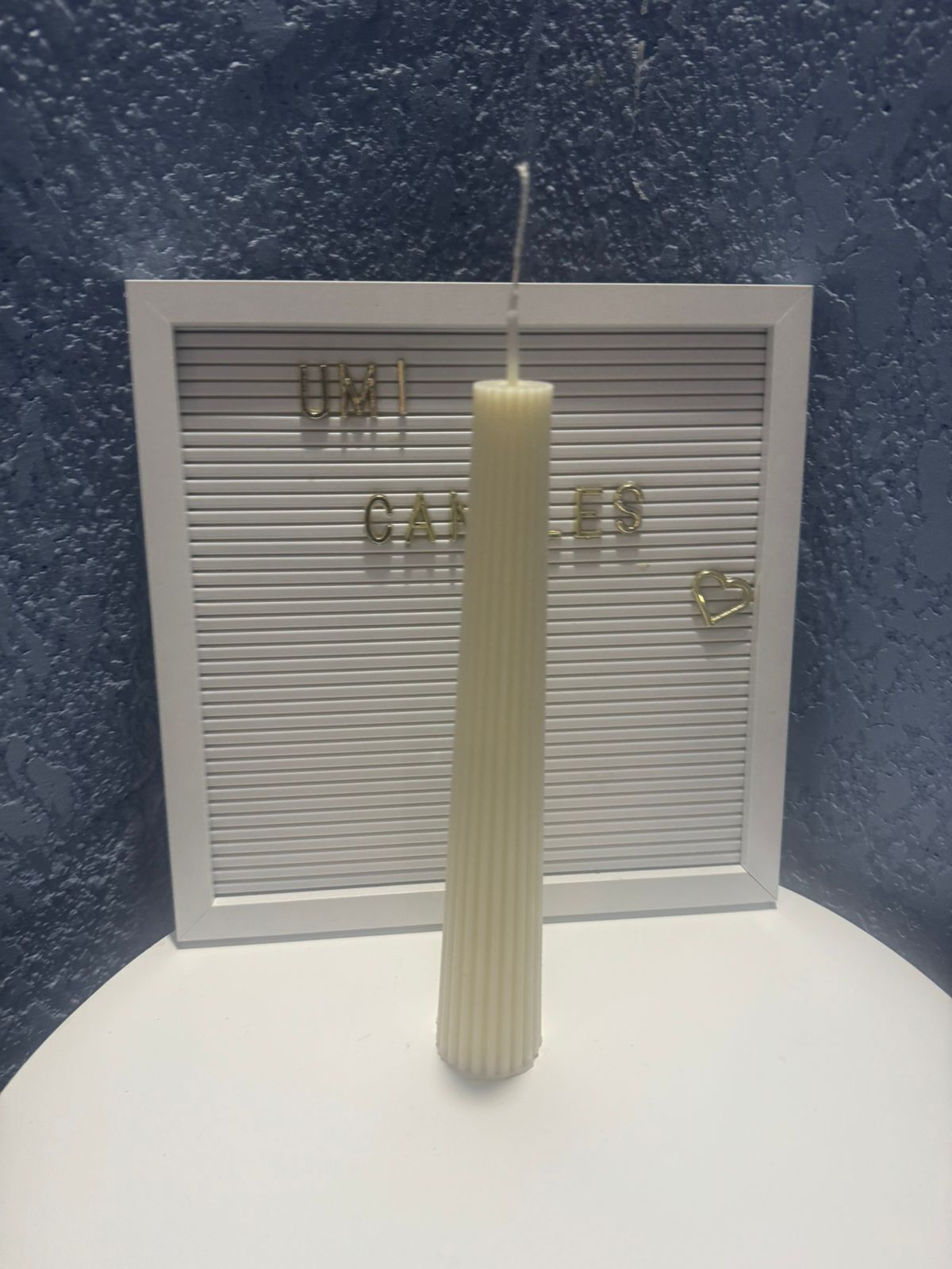 Column Ribbed Pillar 30cm