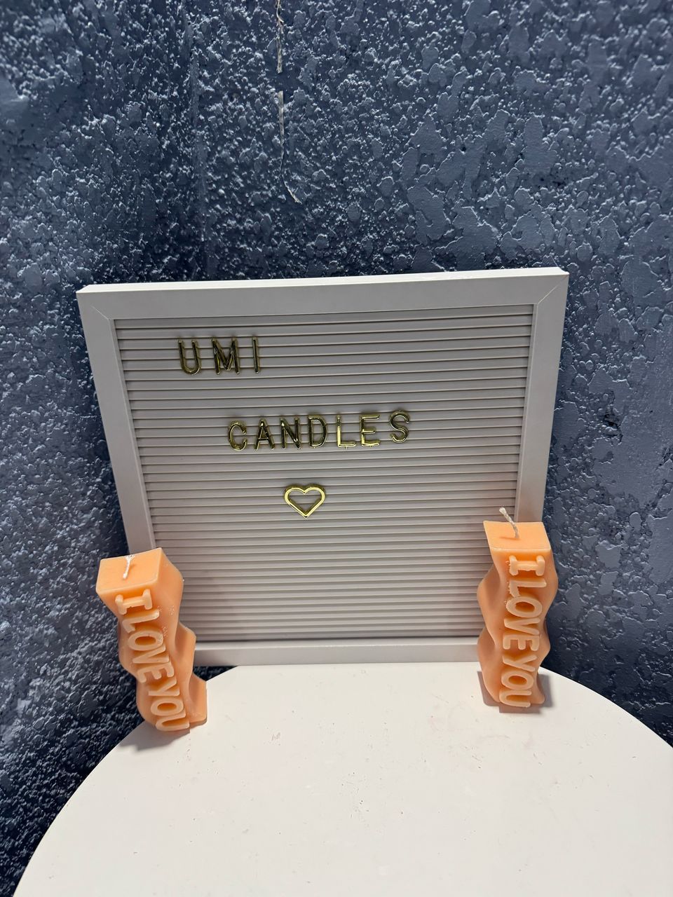 I Love You Candle - 6 cm